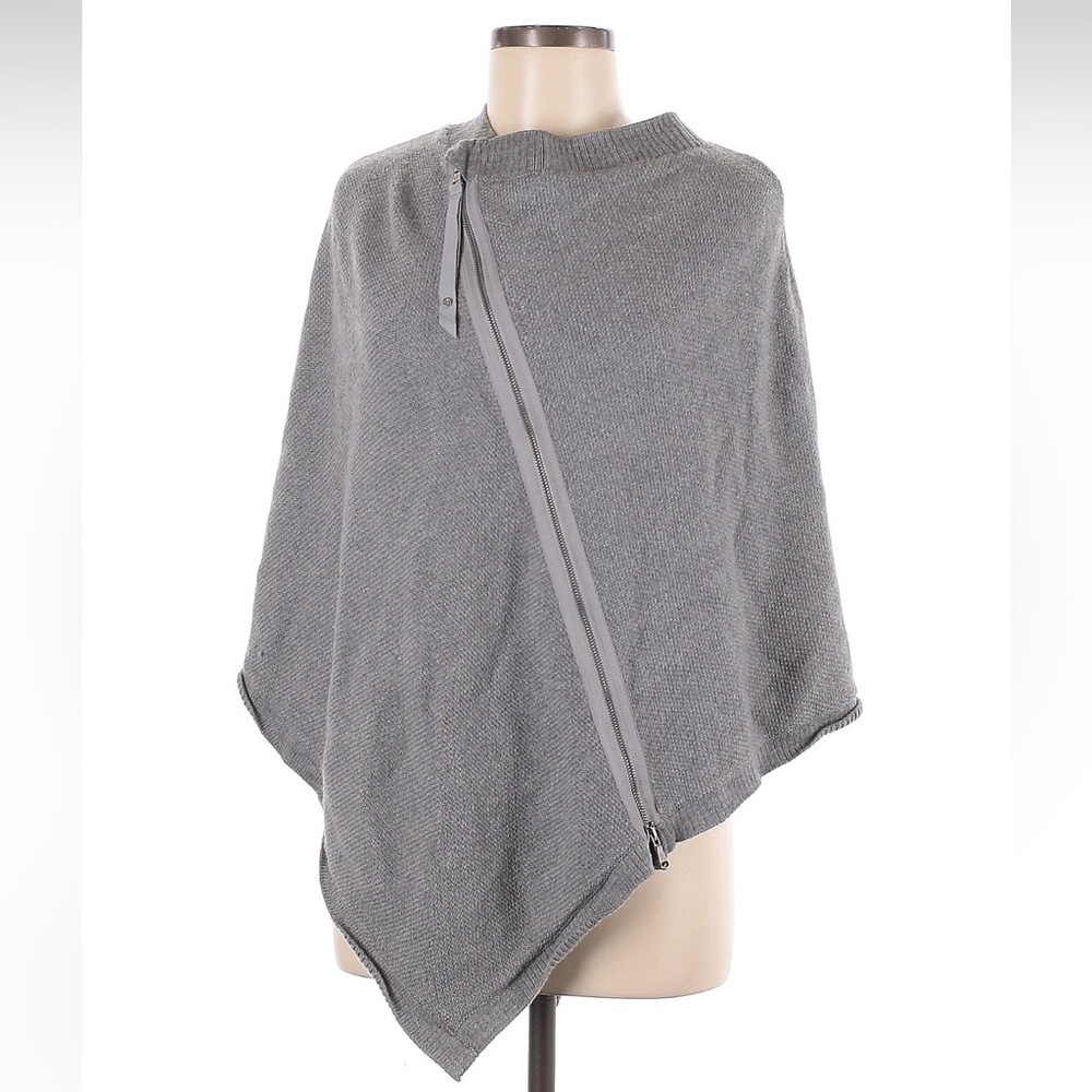Lululemon Athletica Gray Zip Poncho